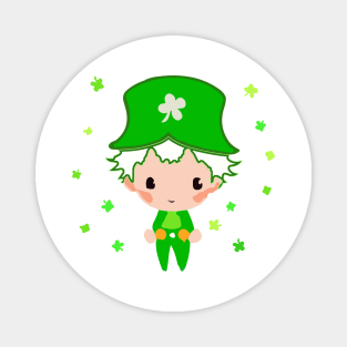 on St. Patrick’s Day bird bag Magnet